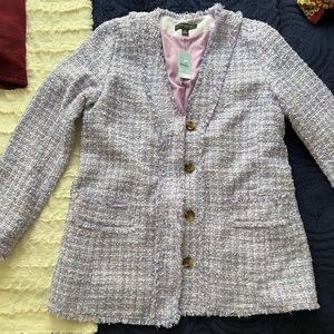 New with tags purple tweed blazer. Bought final sale from Ann Taylor, didn’t fit